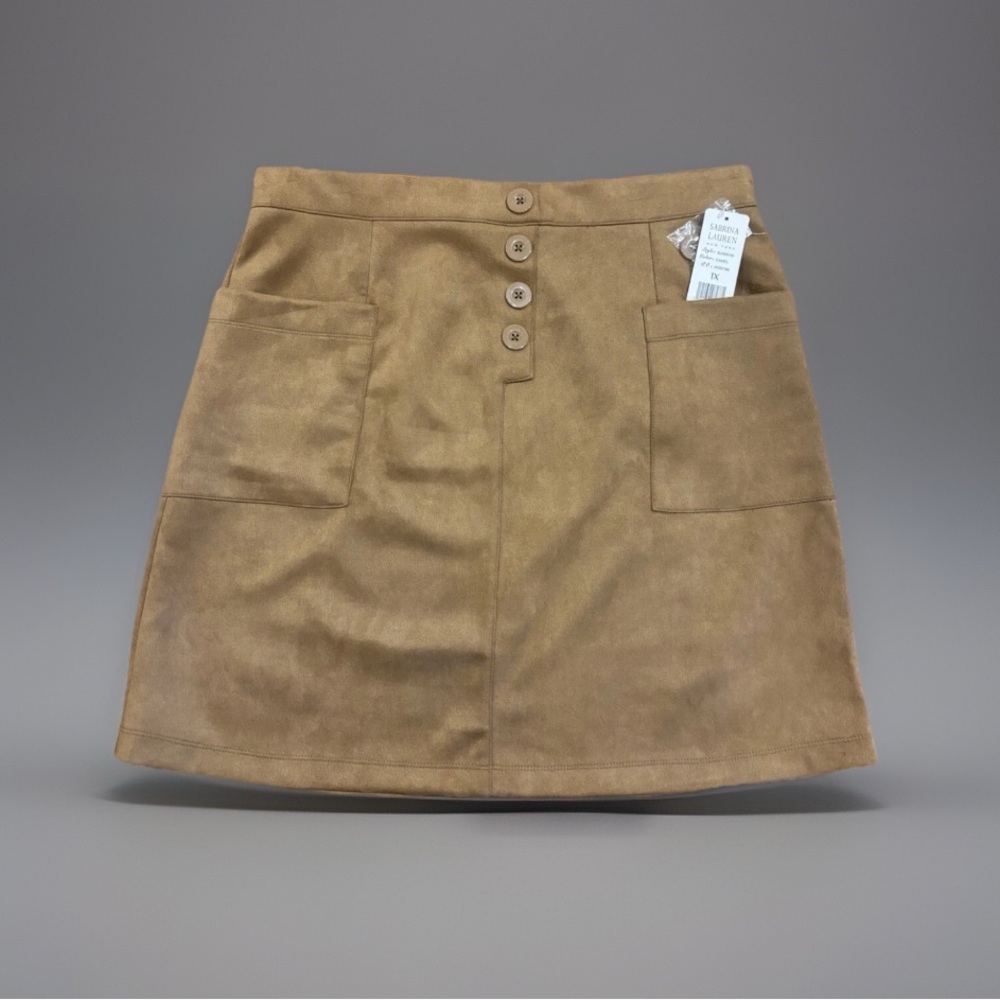 Vintage  Sabrina Lauren Brown Beige Skirt XL casual elegant NWT original elegant
